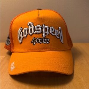 Godspeed Fever Orange Trucker Hat